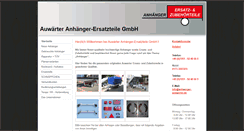 Desktop Screenshot of anhaenger-auwaerter.de